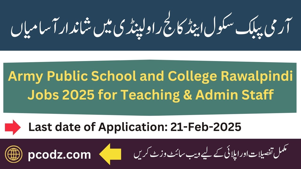 Aps Rawalpindi Jobs 2025