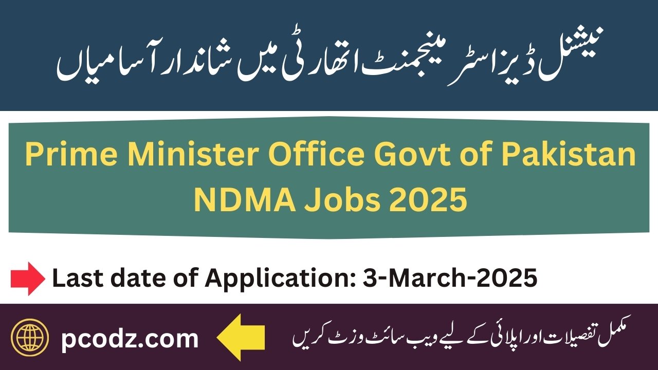NDMA Jobs 2025