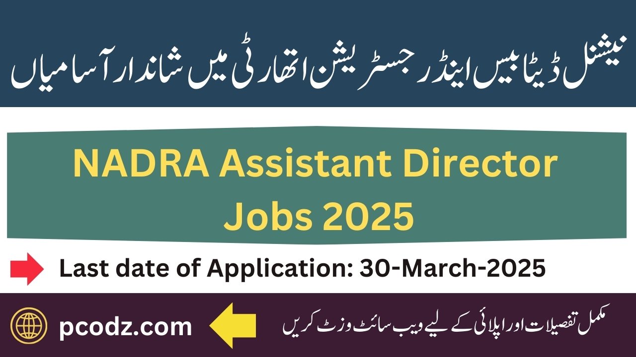 NADRA Jobs 2025